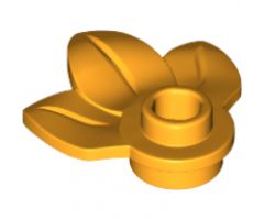 Plant Plate, Round 1 x 1 with 3 Leaves