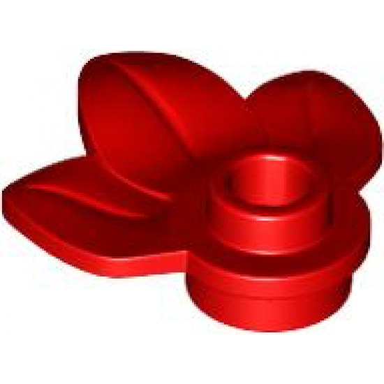 Plant Plate, Round 1 x 1 with 3 Leaves