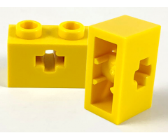 Technic, Brick 1 x 2 with Axle Hole and Inside Side Supports