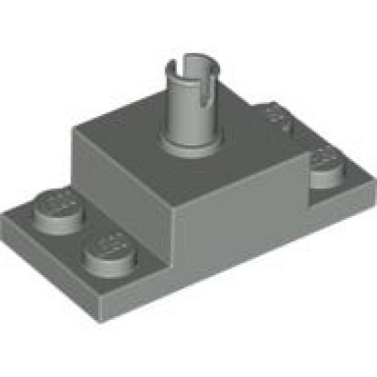 Brick, Modified 2 x 2 with Top Pin and 1 x 2 Side Plates