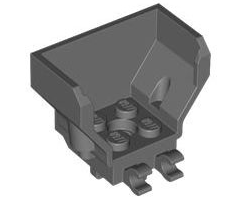 Cockpit 4 x 2 x 3 with Pin Hole and 2 Clips