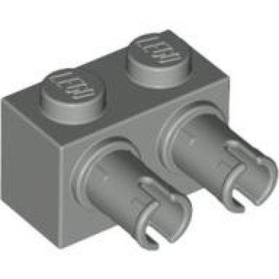 Brick, Modified 1 x 2 with Pins