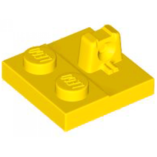 Hinge Plate 2 x 2 Locking with 1 Finger on Top