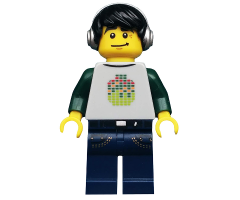 DJ, Series 8 (Minifigure Only without Stand and Accessories)