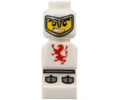 Microfigure Lava Dragon Knight White