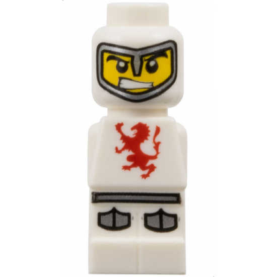 Microfigure Lava Dragon Knight White