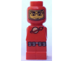 Microfigure Meteor Strike Astronaut Red