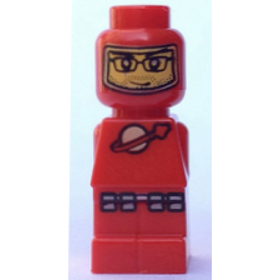 Microfigure Meteor Strike Astronaut Red