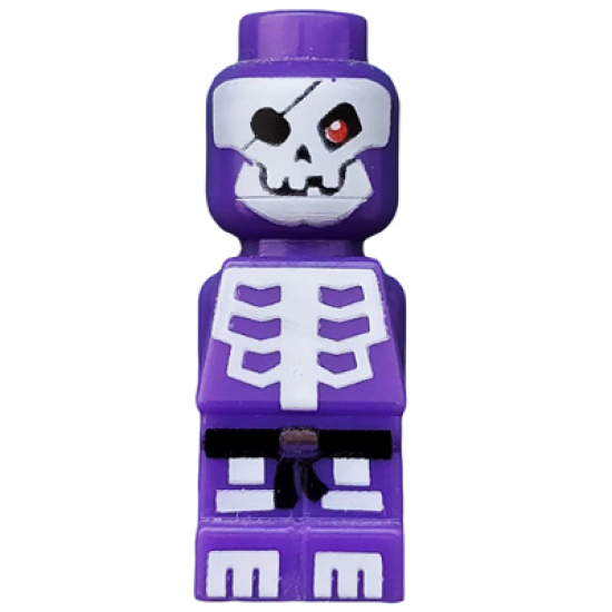 Microfigure Ninjago Skeleton Dark Purple
