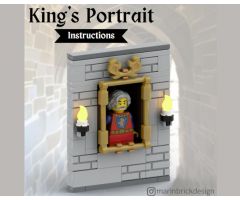 King's Portrait - Lego Castle Moc