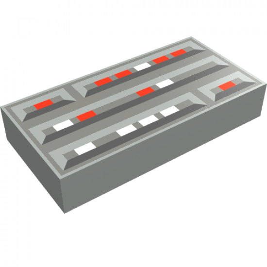 Tile 1 x 2 with SW Computer Pattern