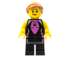 Surfer Girl, Series 4 (Minifigure Only without Stand and Accessories)