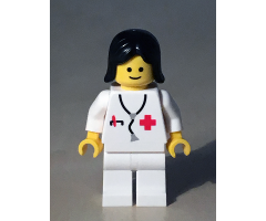 Doctor - Stethoscope, White Legs, Black Female Hair Reissue