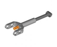 Technic Linear Actuator Mini with Dark Bluish Gray Head and Orange Axle