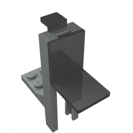 Vehicle Forklift 2 x 2 Plate and Black Fork