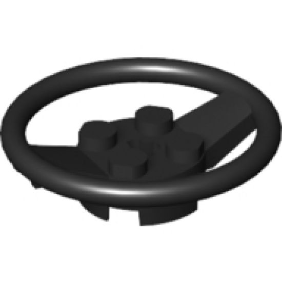 Vehicle Steering Wheel with 2 x 2 Center