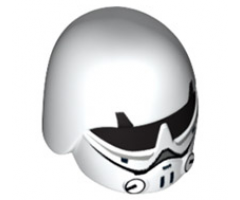 Minifigure, Headgear Helmet SW Imperial Cadet with Black Goggles Pattern