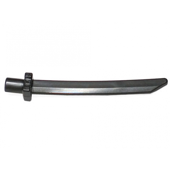 Minifigure, Weapon Sword Blade with Bar, Square Crossguard