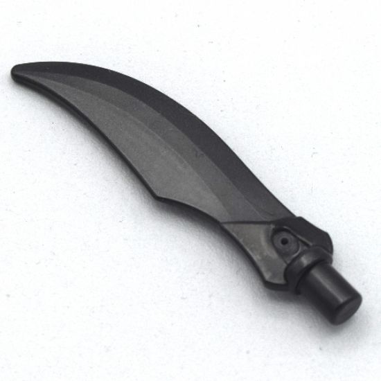 Minifigure, Weapon Sword Curved Blade with Bar