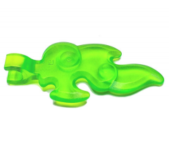 Wave Rounded Straight Small with Clip End (Flame)