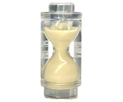 Minifigure, Utensil Hourglass with Molded Tan Sand Pattern