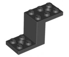 Bracket 5 x 2 x 2 1/3 with 2 Holes and Bottom Stud Holder