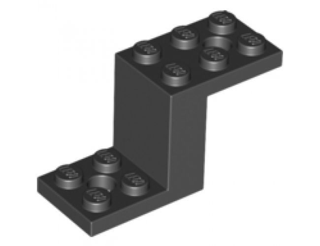 Bracket 5 x 2 x 2 1/3 with 2 Holes and Bottom Stud Holder
