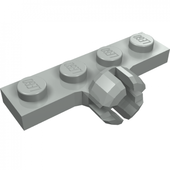 Plate, Modified 1 x 4 with Tow Ball Socket, Short, 4 Slots (7mm Socket Length)