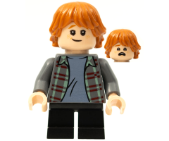 Ron Weasley - Plaid Shirt, Black Short Legs