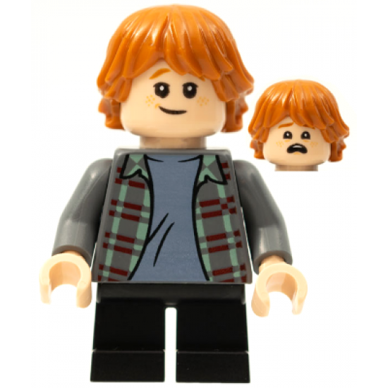 Ron Weasley - Plaid Shirt, Black Short Legs