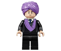 Professor Quirinus Quirrell, Medium Lavendar Turban and Scarf