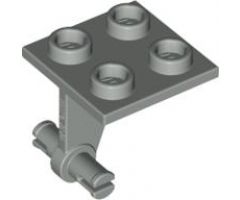 Aircraft Plate, Modified 2 x 2 Thin with Dual Wheels Holder - Split Pins