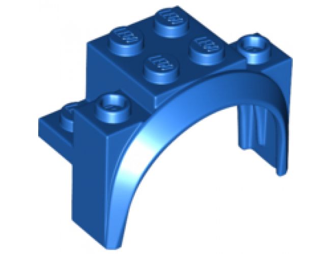 Vehicle, Mudguard 4 x 2 1/2 x 2 1/3 with Arch Round