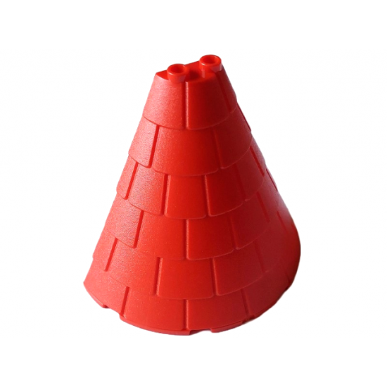 Tower Roof 4 x 8 x 6 Half Cone Shaped with Roof Tiles