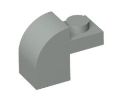 Slope, Curved 2 x 1 x 1 1/3 with Recessed Stud