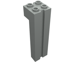 Brick, Modified 2 x 2 x 6 with Groove