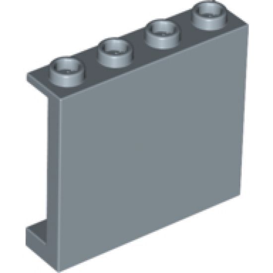 Panel 1 x 4 x 3 with Side Supports - Hollow Studs