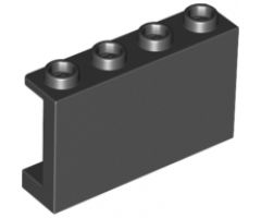 Panel 1 x 4 x 2 with Side Supports - Hollow Studs