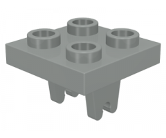 Plate, Modified 2 x 2 with Wheel Holder Bottom