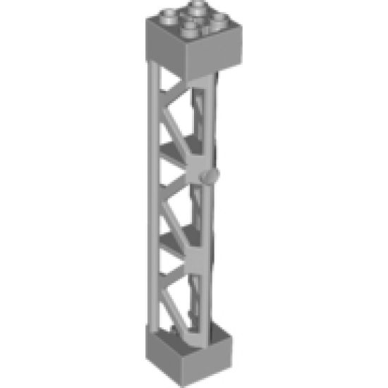 Support 2 x 2 x 10 Girder Triangular Vertical - Type 4 - 3 Posts, 3 Sections