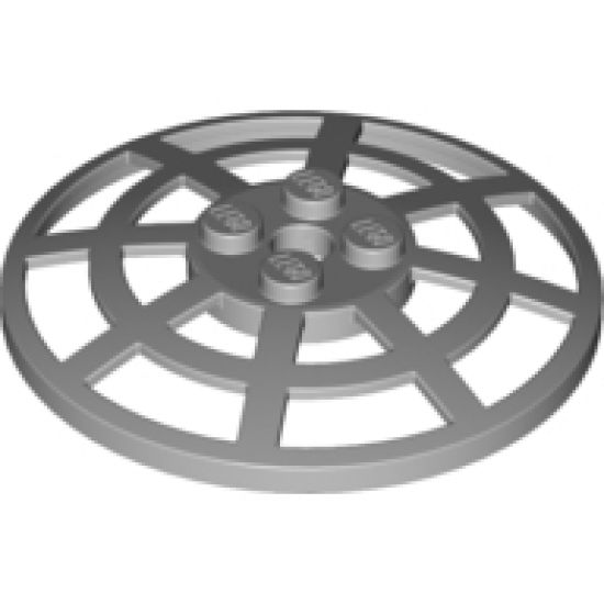 Dish 6 x 6 Inverted (Radar) Webbed - Type 2 (underside attachment positions at 90 degrees)