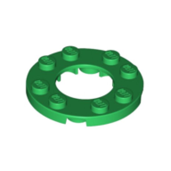 Plate, Round 4 x 4 with 2 x 2 Hole