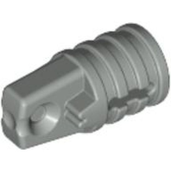 Hinge Cylinder 1 x 2 Locking with 1 Finger and Axle Hole on Ends with Slots