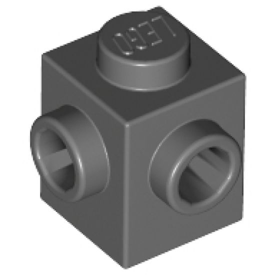 Brick, Modified 1 x 1 with Studs on 2 Sides, Adjacent