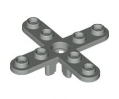 Propeller 4 Blade 5 Diameter with Rounded Ends and Open Hub