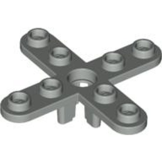Propeller 4 Blade 5 Diameter with Rounded Ends and Open Hub