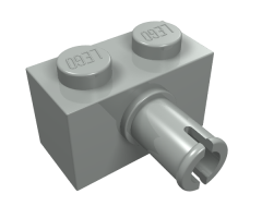 Brick, Modified 1 x 2 with Pin