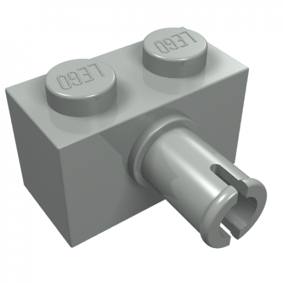 Brick, Modified 1 x 2 with Pin