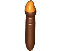 Minifigure, Utensil Paint Brush with Orange Tip Pattern