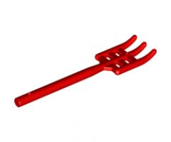 Minifigure, Utensil Pitchfork Type 2 - Flat Bottom, Soft Plastic